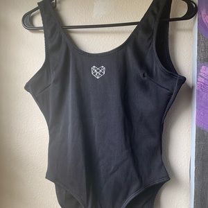 Pink soda bathing suit/bodysuit